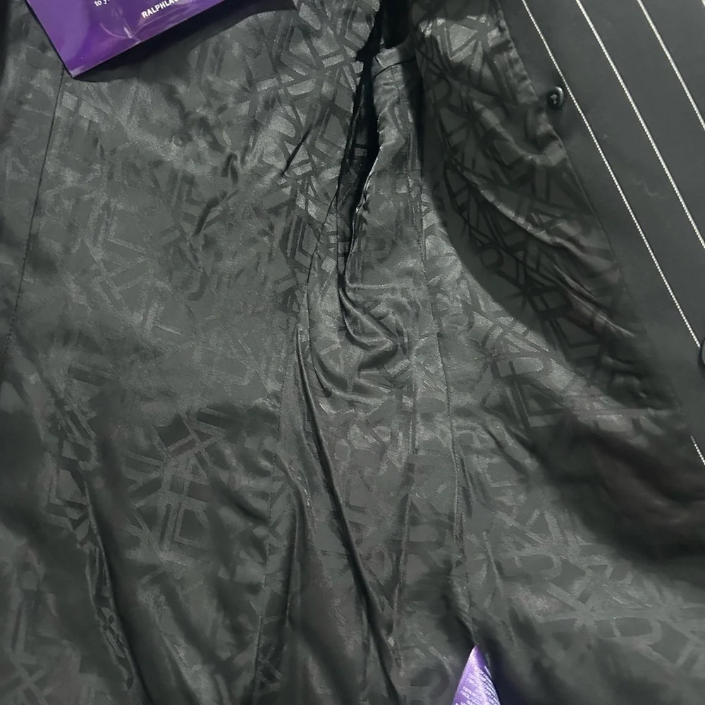 Ralph Lauren Purple Label Charcoal Pinstripe Pantsuit - Picture 5 of 8